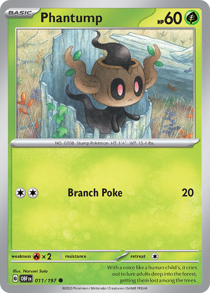 Obsidian Flames Phantump #11/197